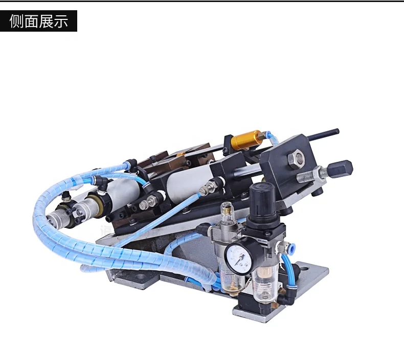Pneumatic sheathed cable stripping machine