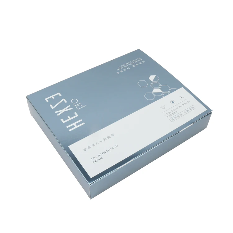 High Quality Supplier Custom fold printing packaging facial mask paper card box