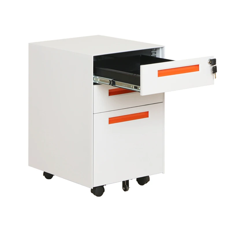 Home Office Steel Mobile File Cabinet Mobile Archives Filing Cabinet Under Desk 3 Drawer Metal Mobile Pedestal