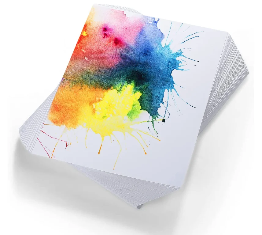 Watercolor paper bulk painting white cold press paper water color paper for artists kids watercolor students child art drawing