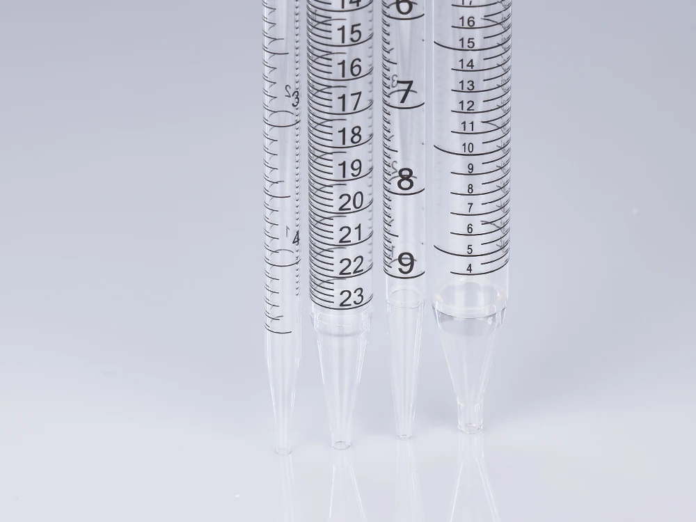 Hot Sale Disposable Plastic Serological Pipette for Lab Test Liquid Adding or Reducing
