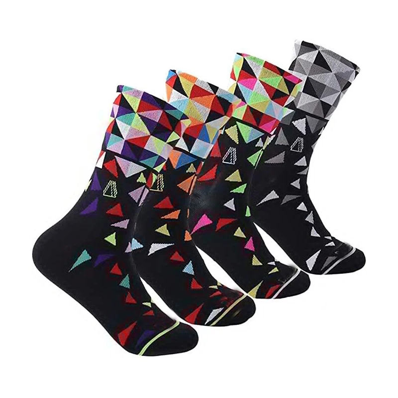 THETA Wholesale High Quality Arch Support Nylon Compression Cycling Running Seamless Ankle Socks for Men Custom Logo Socks