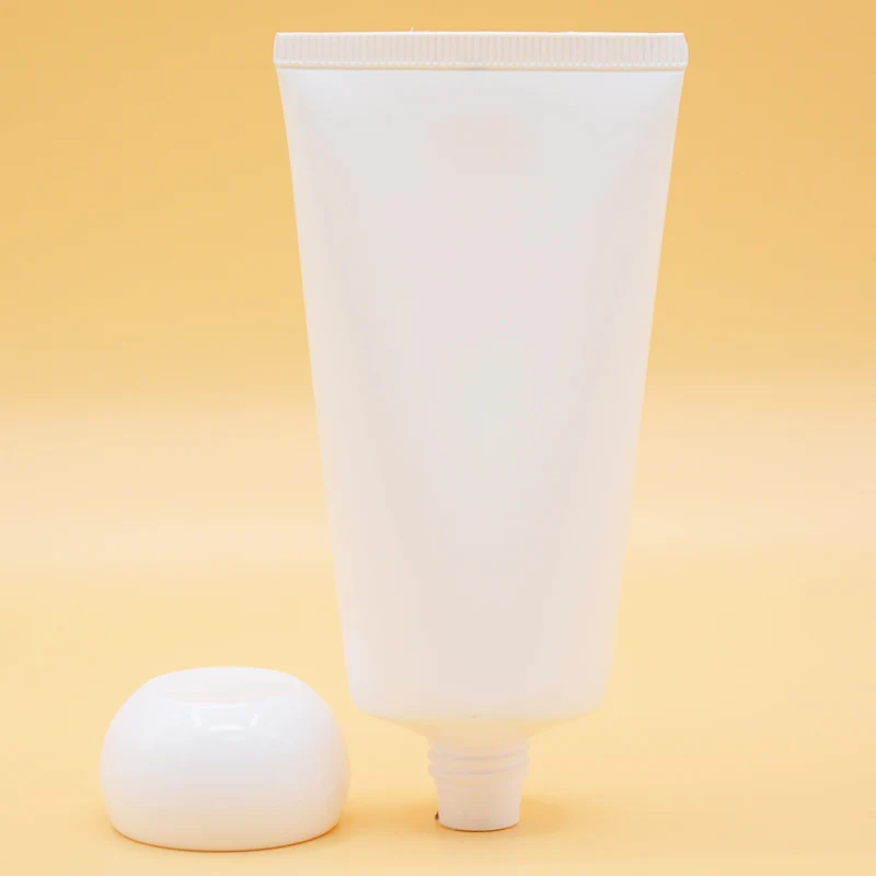 Sunscreen Cream Tube Cosmetic Soft Tube Empty Plastic Factory Wholesale 30ml 50ml 60ml 75ml Domed Screw Cap Custom Color Round