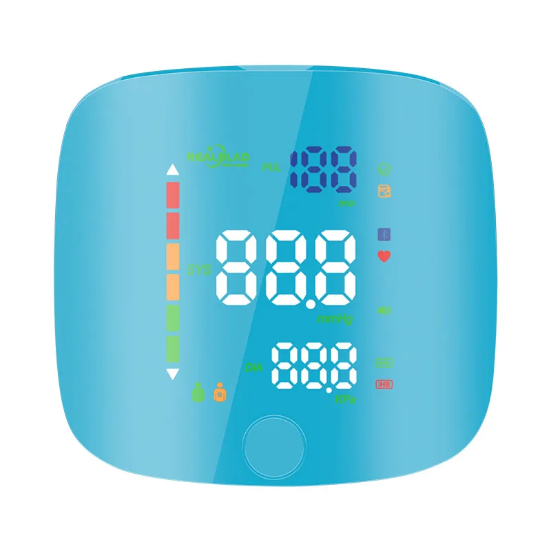 Automatic Wrist Blood Pressure Cuff Monitor Hot Sell LED Screen Portable Professional Blood Pressure Monitor BP Machine