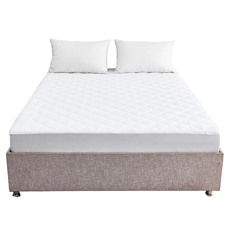 OEM Hypoallergenic Mattress Topper Quilted Bed Pad Cover Waterproof Bamboo Terry Mattress Protector