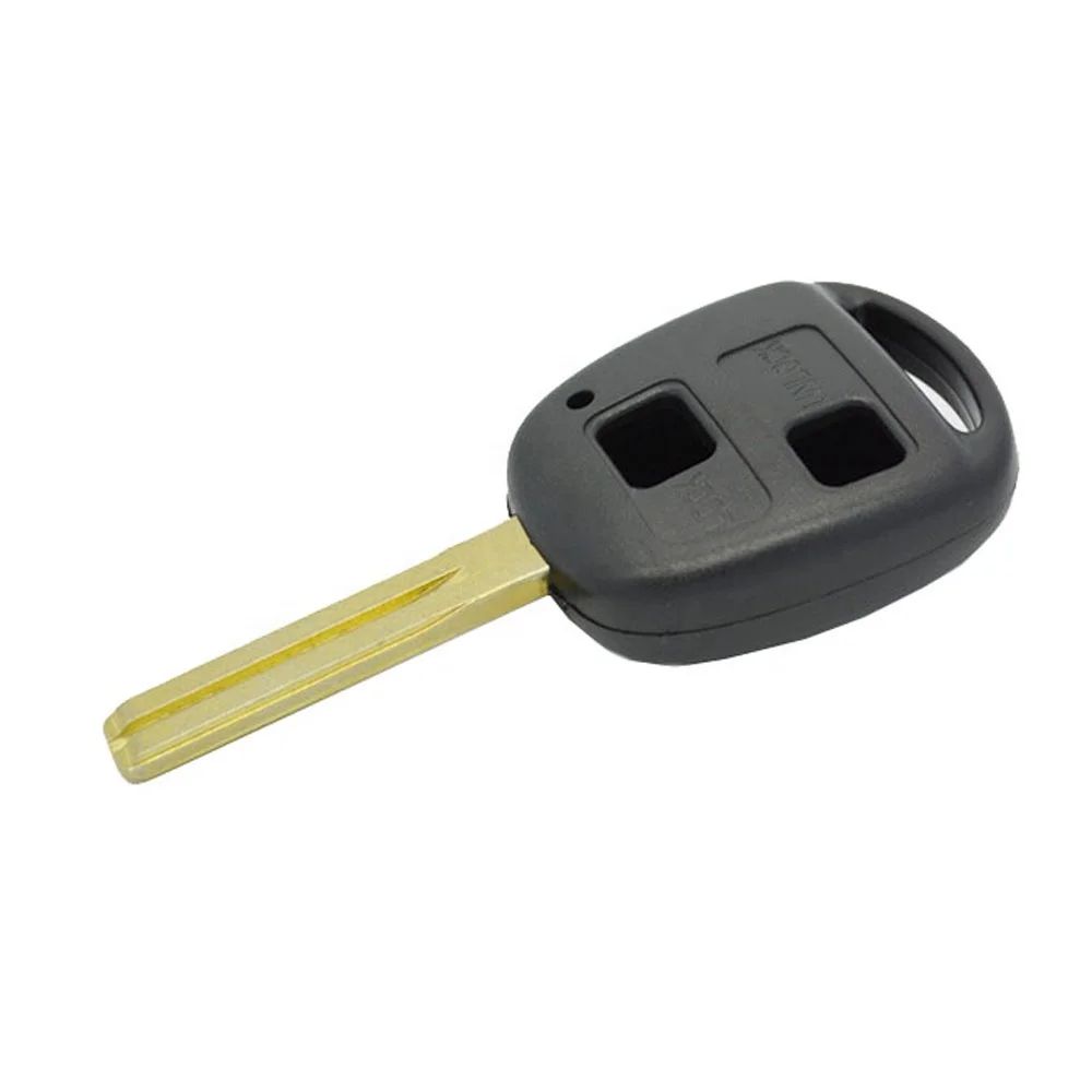 Wholesale Customized car key shell 2 button Key Casing  with 40mm keyblade for Lexus