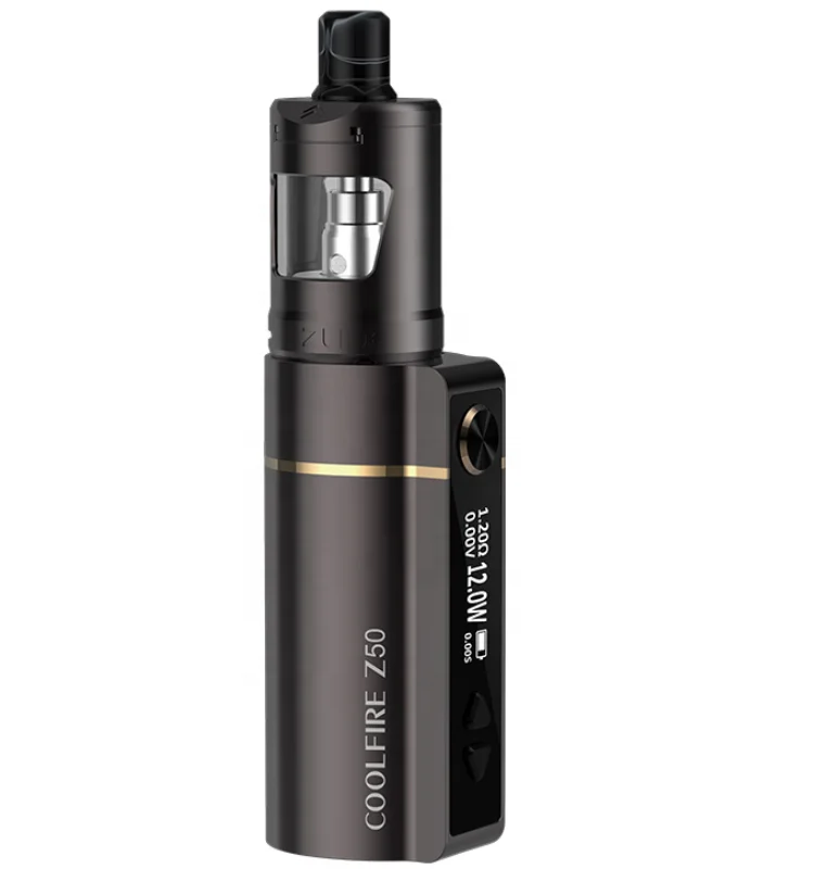  RTS New arrivals 2100mAh 50W 4ml Electronic Vaporizer Mod Kits OLED Display Screen Innokin Coolfire Z50 VW