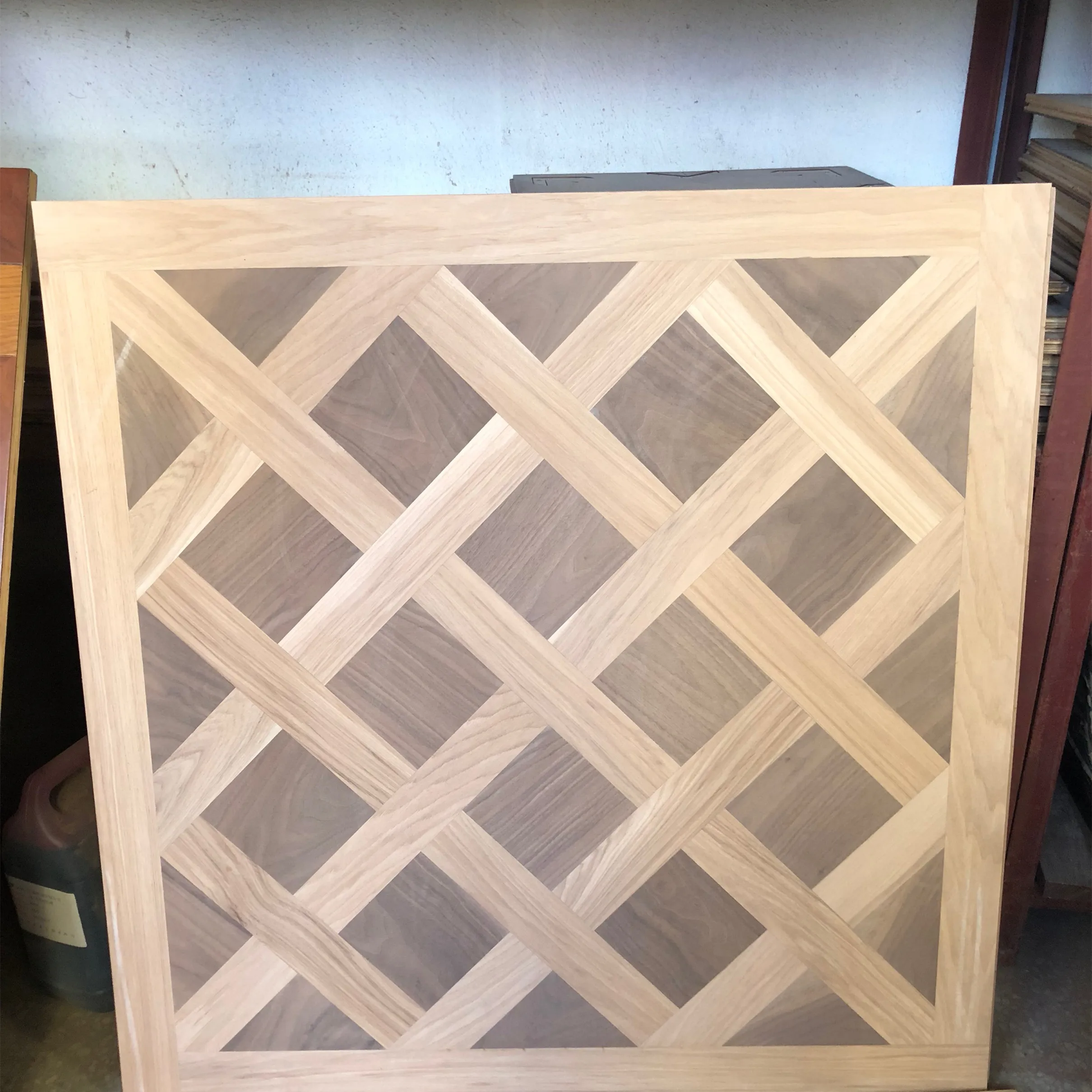 Custom Made Wooden Timber Parquet Art Parquet French Design Supplier GuangZhou
