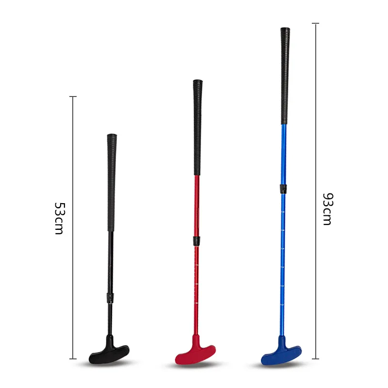 Telescopic Aluminum Golf Clubs Putter Retractable Adjustable Clubs Adult Kids Double Sided Golf Putter For Outdoor Playing