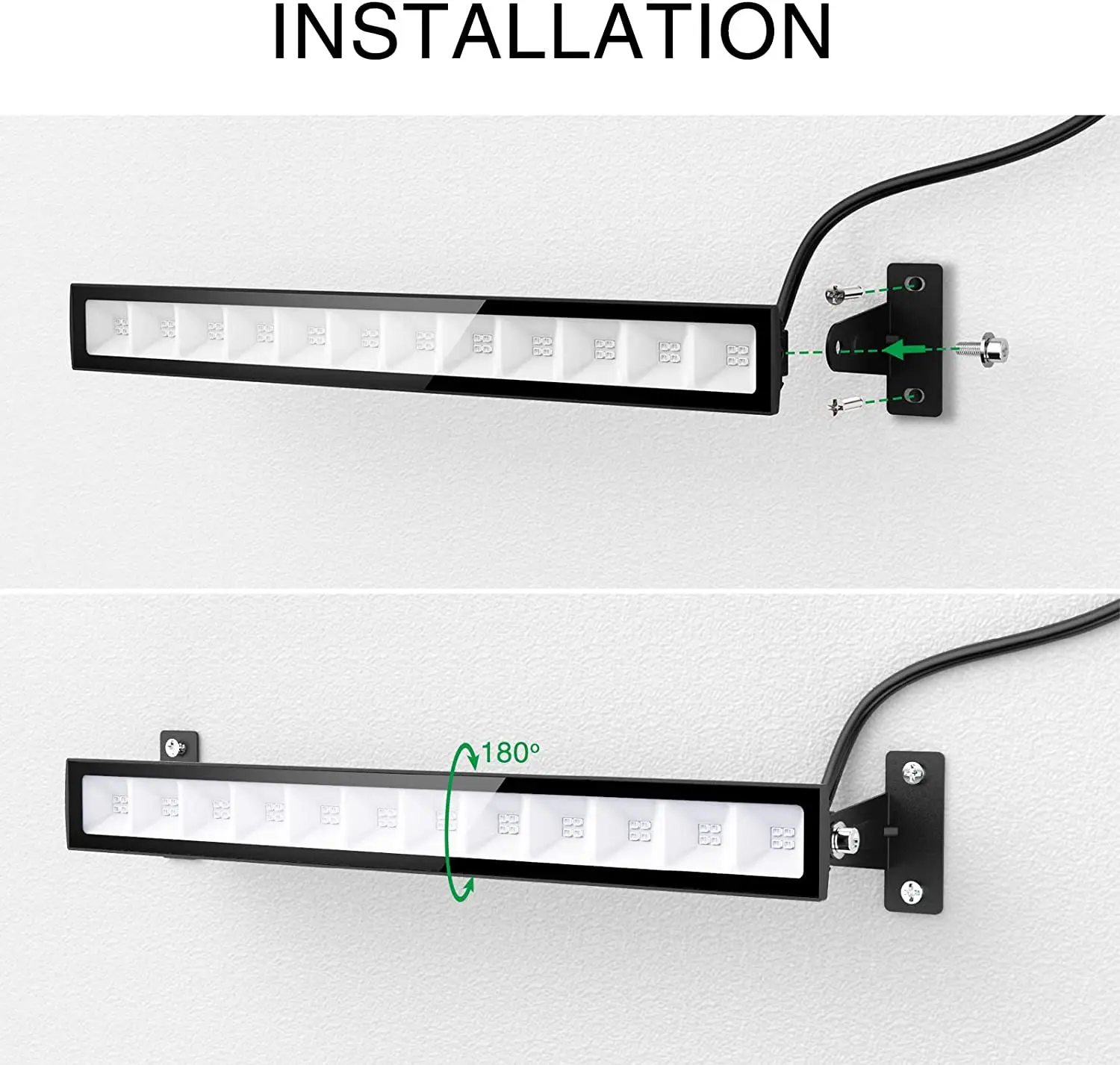 Amazon HOT selling outdoor 36W uv led flood light Black wall washer Waterproof Stage lights
