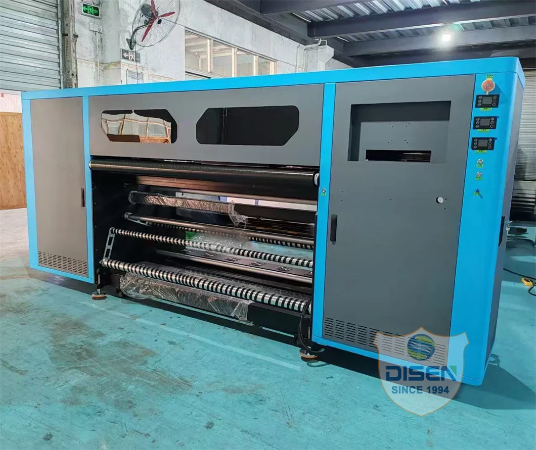 Large Format 1.6m to 1.9m 6 8 12 Colors Head 15 Printhead Dye Sublimation Printer With Epson I3200 Heads Accessories