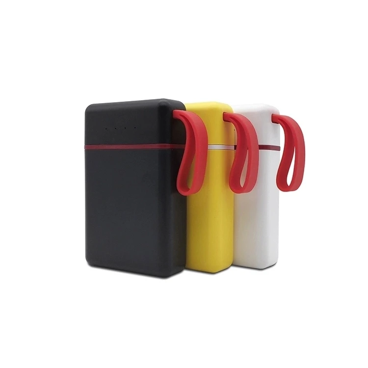 2021 portable pocket dual usb 10000mah polymer battery mobile power bank 5v 2a for