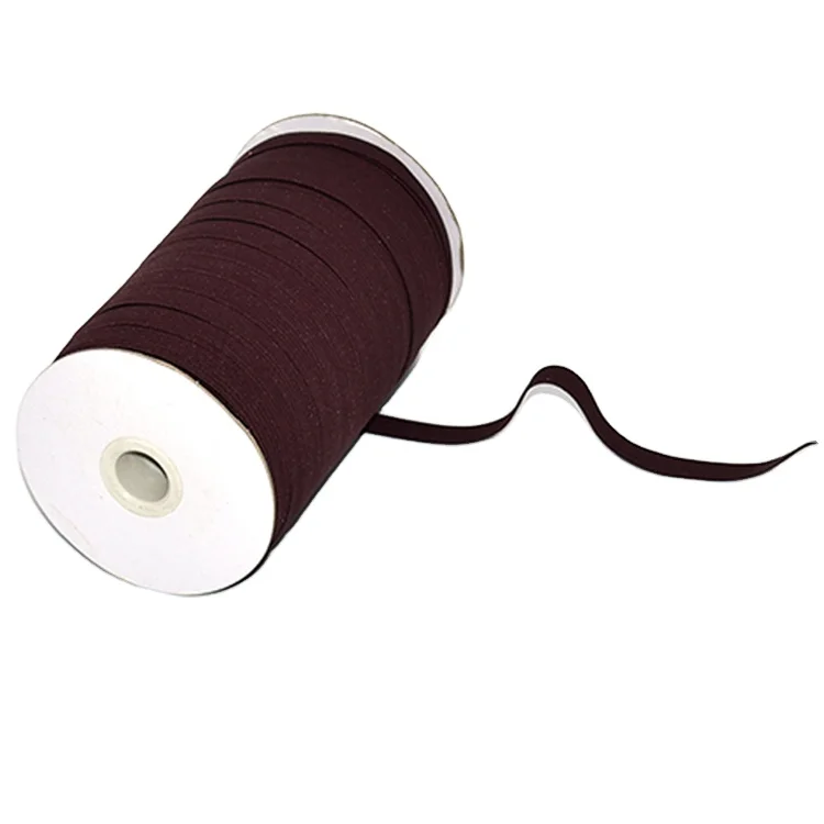 100% Polyester 5 mm Rope Earloop Strong Strength Shoes Flat Elastic Band Tape Webbing