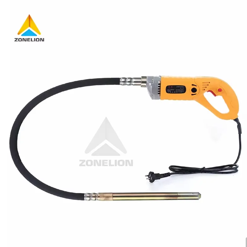 Hot Sale 110-240V Electric Cement Vibration Machine Handheld Cordless Lithium Power Concrete Vibrators Price with Needle Shaft
