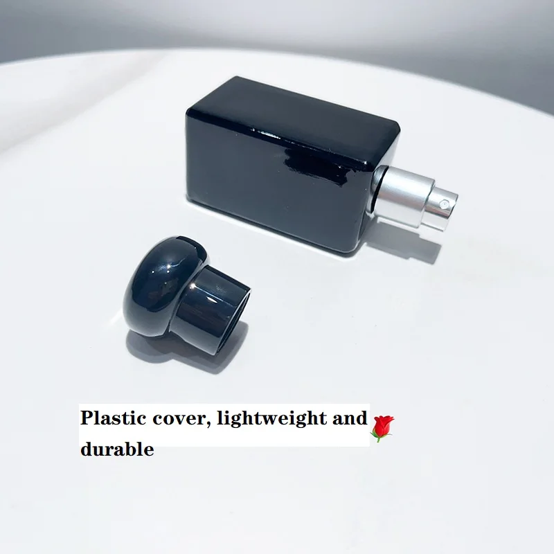 Zumaron 30ml Luxury Custom Perfume Spray Bottle Square Bayonet Empty Glass Bottle Cosmetic Use Hot Stamping Surface Handling