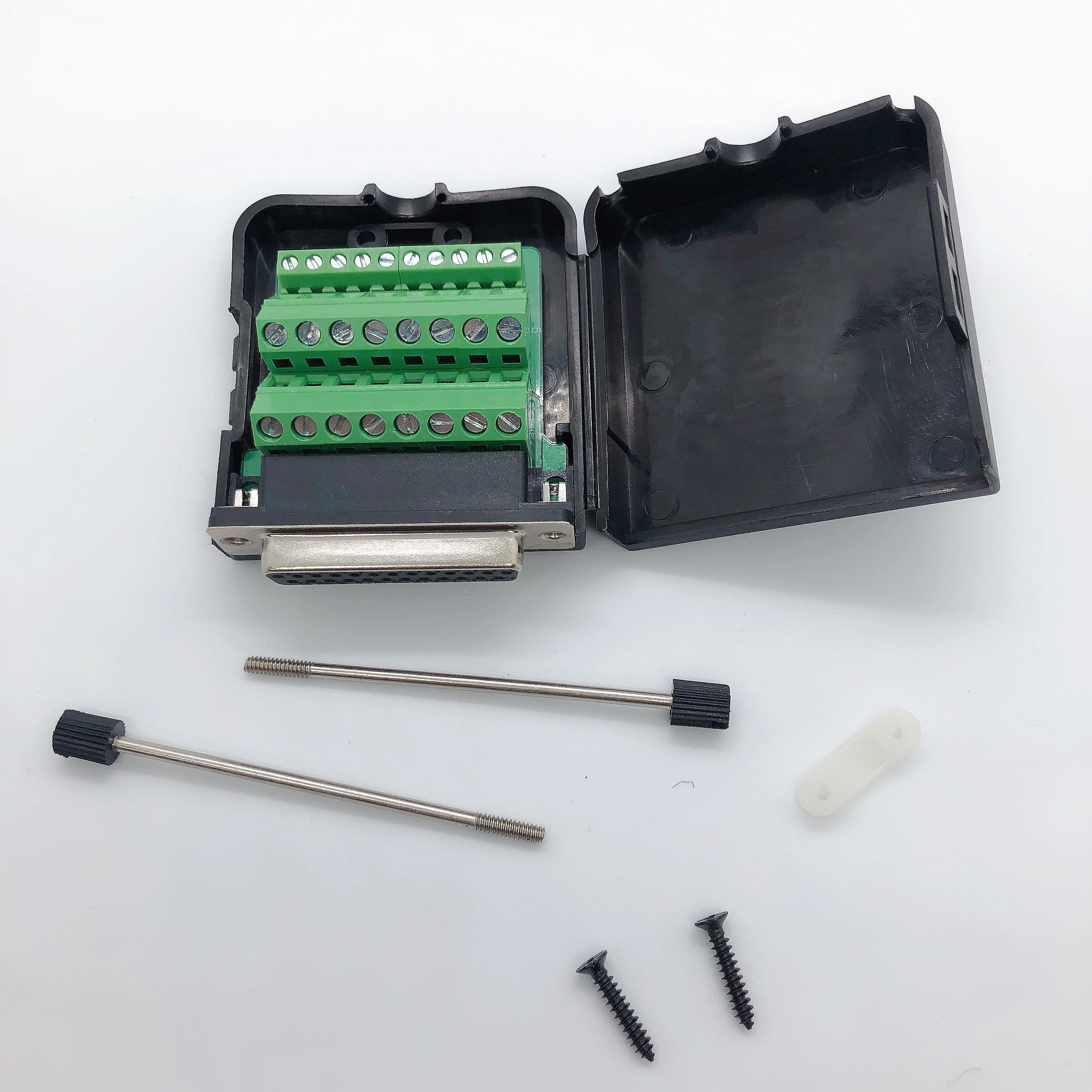 Terminal port Pla ic Cover Data cable 232/485/422 screw DB25 D-SUB female Connectors