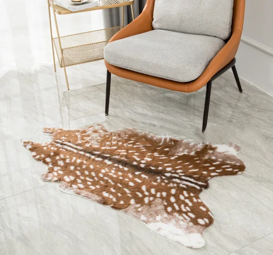 2020 Winter  Animal shaped carpet   sika deer  carpet  Floor Rugs