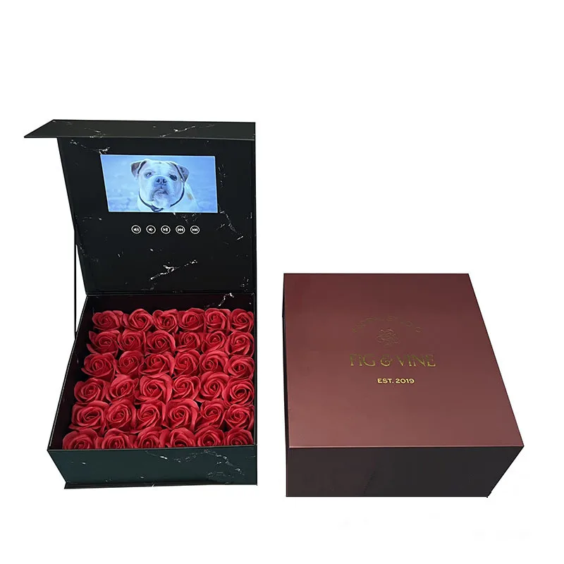 Складная бумажная коробка для воспроизведения