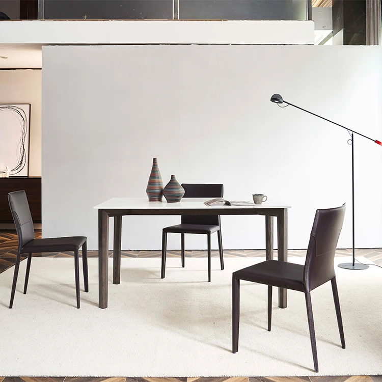 
Dining furniture factory sales directs marble dining table modern style dining set 