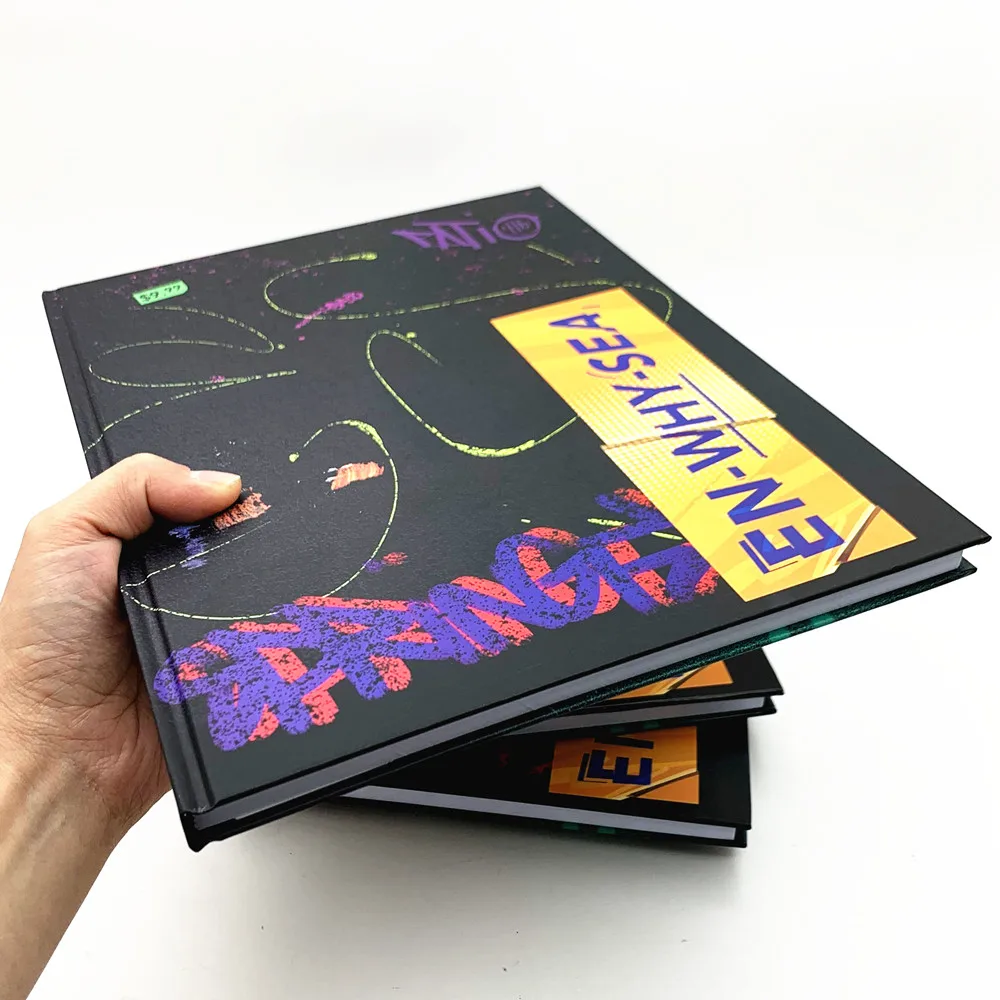 stationery supplies custom design full colors printing A4 hardcover blank inner paper sketchbook
