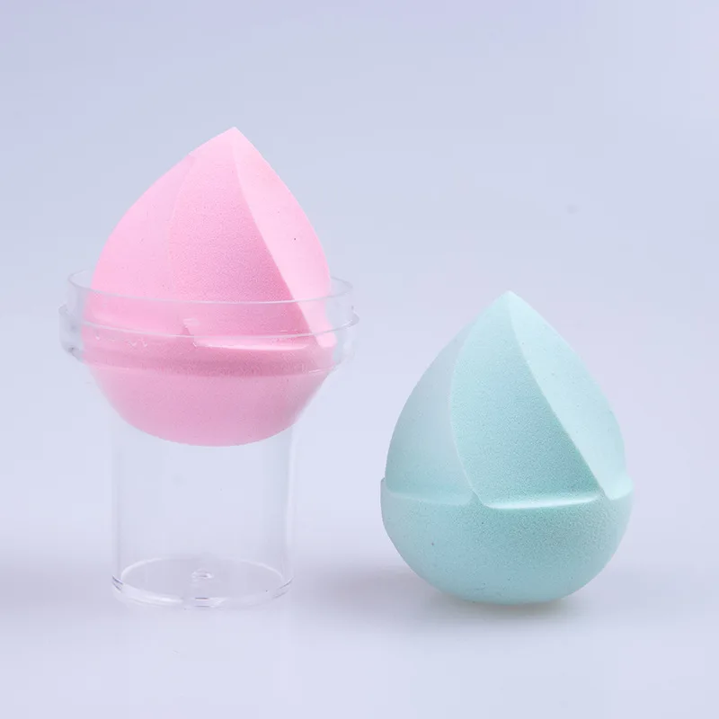 2021New style ice cream puff hydrophilic non latex cosmetic egg dry wet double use purpose makeup eggs wholesale