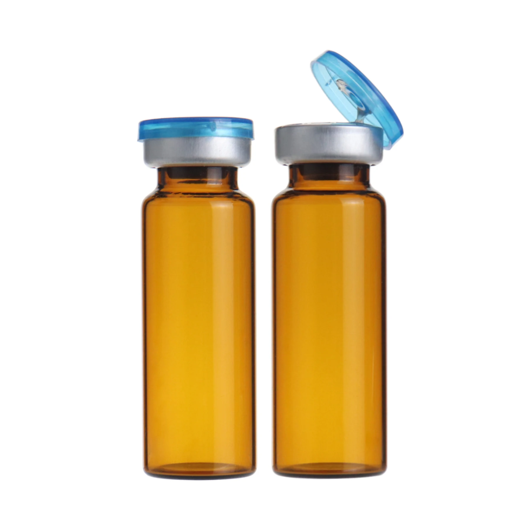 Manufacturer Wholesale medical pharmacy clear amber glass injection 15ml tubular glass vials