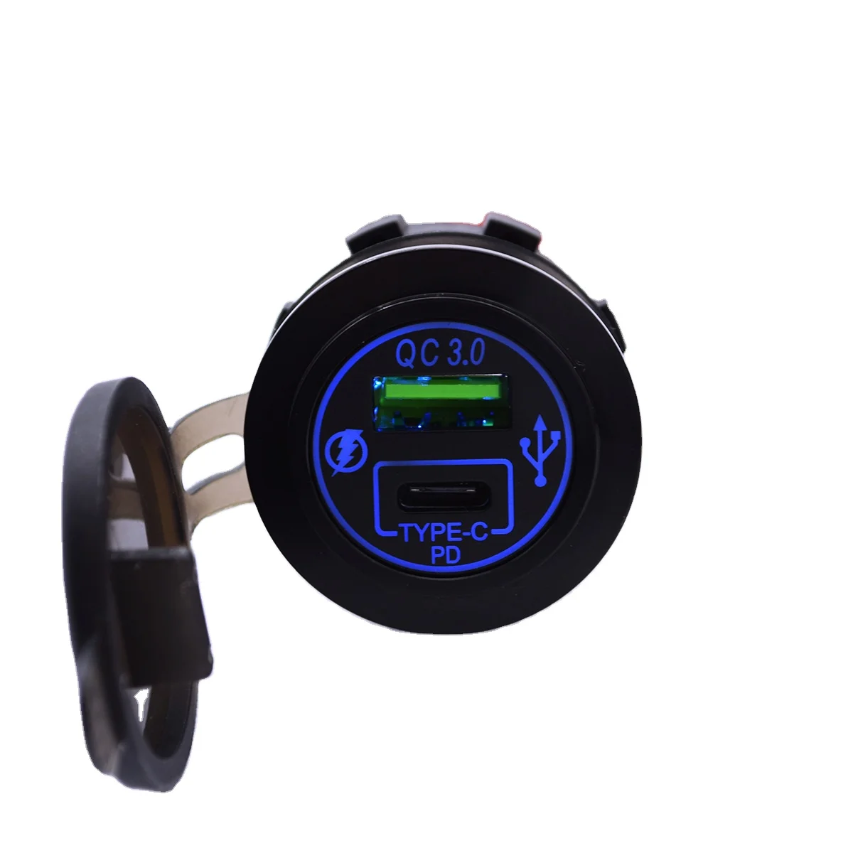 Automotive Parts PD Type C USB Car Charger Socket 18W and QC 3.0 USB Quick Charge Socket Other Auto Parts