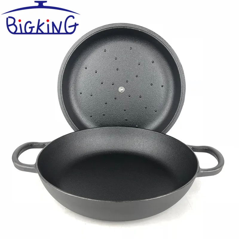 Enameled Cast Iron Casserole Braise - Pan with Cover