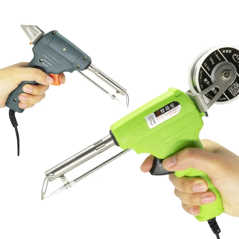 NL-106A  220V  Automatically Send Tin soldering iron gun 60W electric soldering irons kit  for welding circuit board
