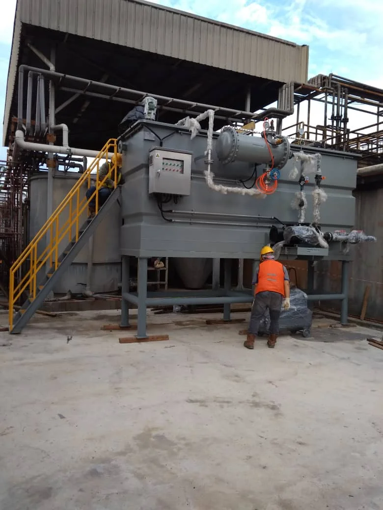 Domestic sewage treatment Dissolved air flotation DAF plants with high SS purifying rate