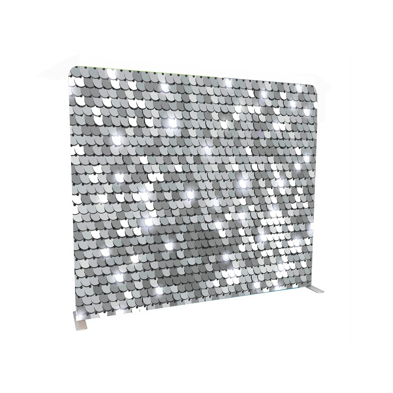 Tension Fabric Display Aluminum Frame With Pop Up Banner Printing for exhibition