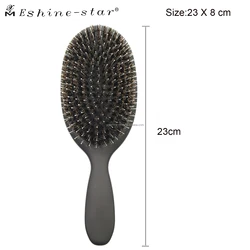 Private Label Oval Design Boar Mixed Nylon Bristle Wholesale Price Extension Wig Hair Brush