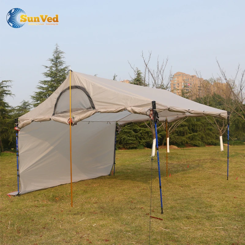 SunVed Special Offer  5-8 Person Outdoor Pole Tent  Camping Waterproof Roof Tent