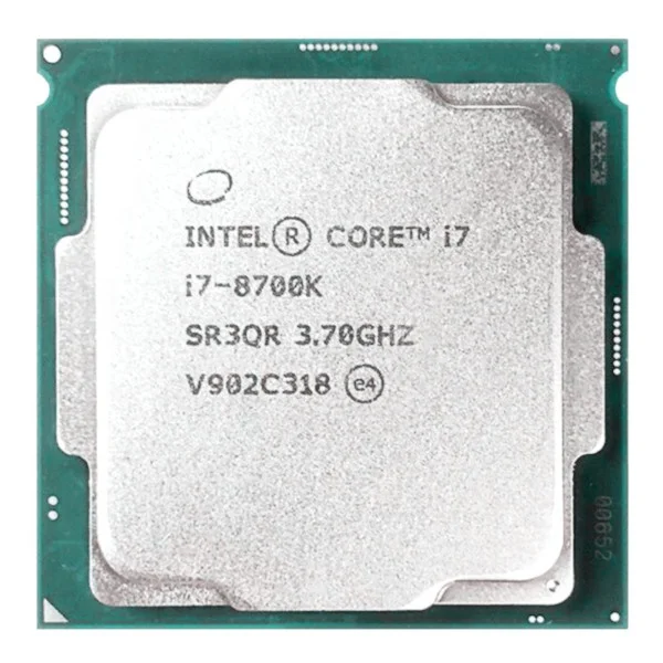 Intel Core 8 series Processor I7 8700K I7-8700K processor CPU LGA 1151-land FC-LGA 14 nanometers Six Core cpu