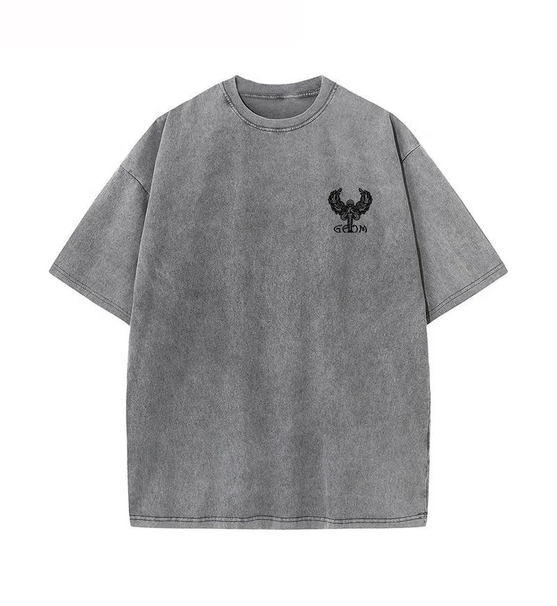 Summer men washed style men t shirt star with the same style to do old style fashion sport t shirt for man