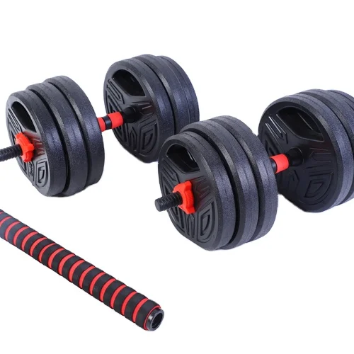 Бетонная гантели для дома, дешевое оборудование для фитнеса 20 кг, цементная штанга, Регулируемые штанги