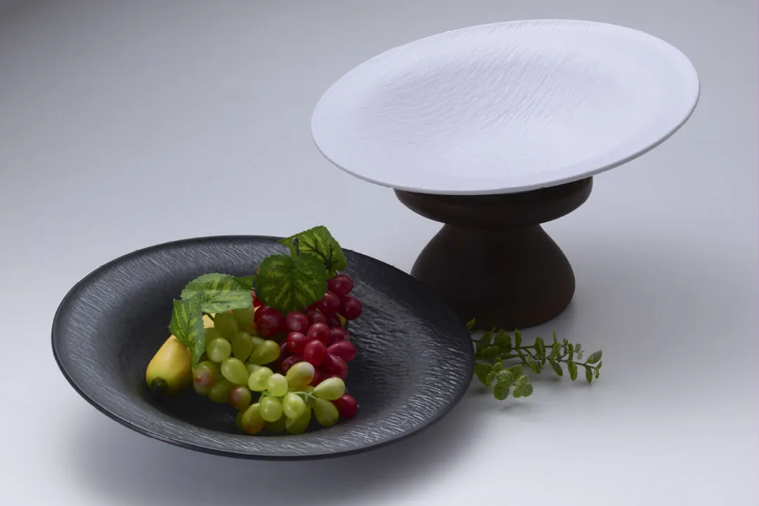 Melamine Round Soup Salad Appetizer Risotto Pasta Steak Seafood Lamb Bowl Unbreakable Reusable Bowl for Restaurant