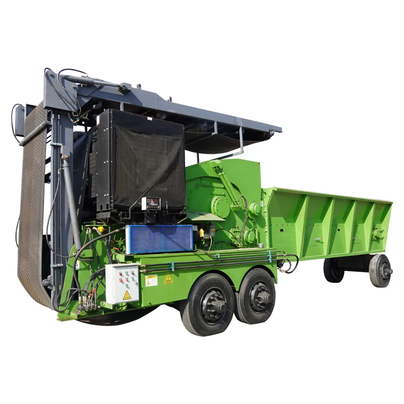 China Brand Biomass Wood Chips Crusher/ Heavy Duty Drum Wood Chipper Machine