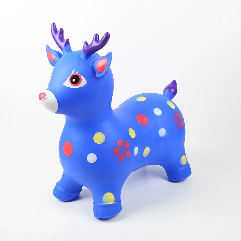 ПВХ прыгающие игрушки животные надувной прыгающий олень для детей