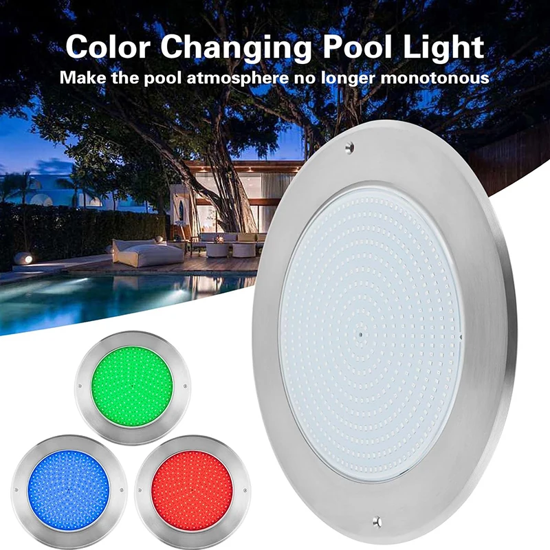 Led Underwater Swimming Pool Light Ip68 Outdoor Led Color Rgb Lamp Pool Light