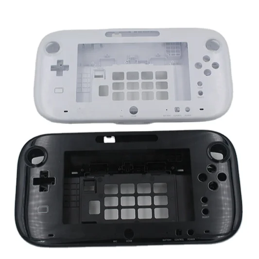 Replacement Housing Shell for Wii U WiiU Game Pad Console Repair parts Black White Replacement Parts Top+Bottom
