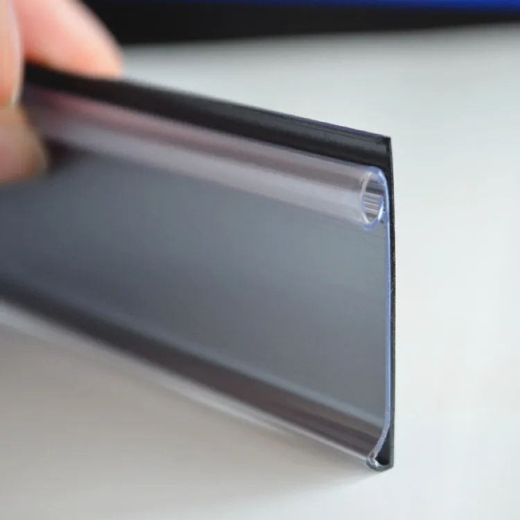 Прозрачная клейкая лента пластиковая пластиковый профиль совместная экструзия для полки супермаркета