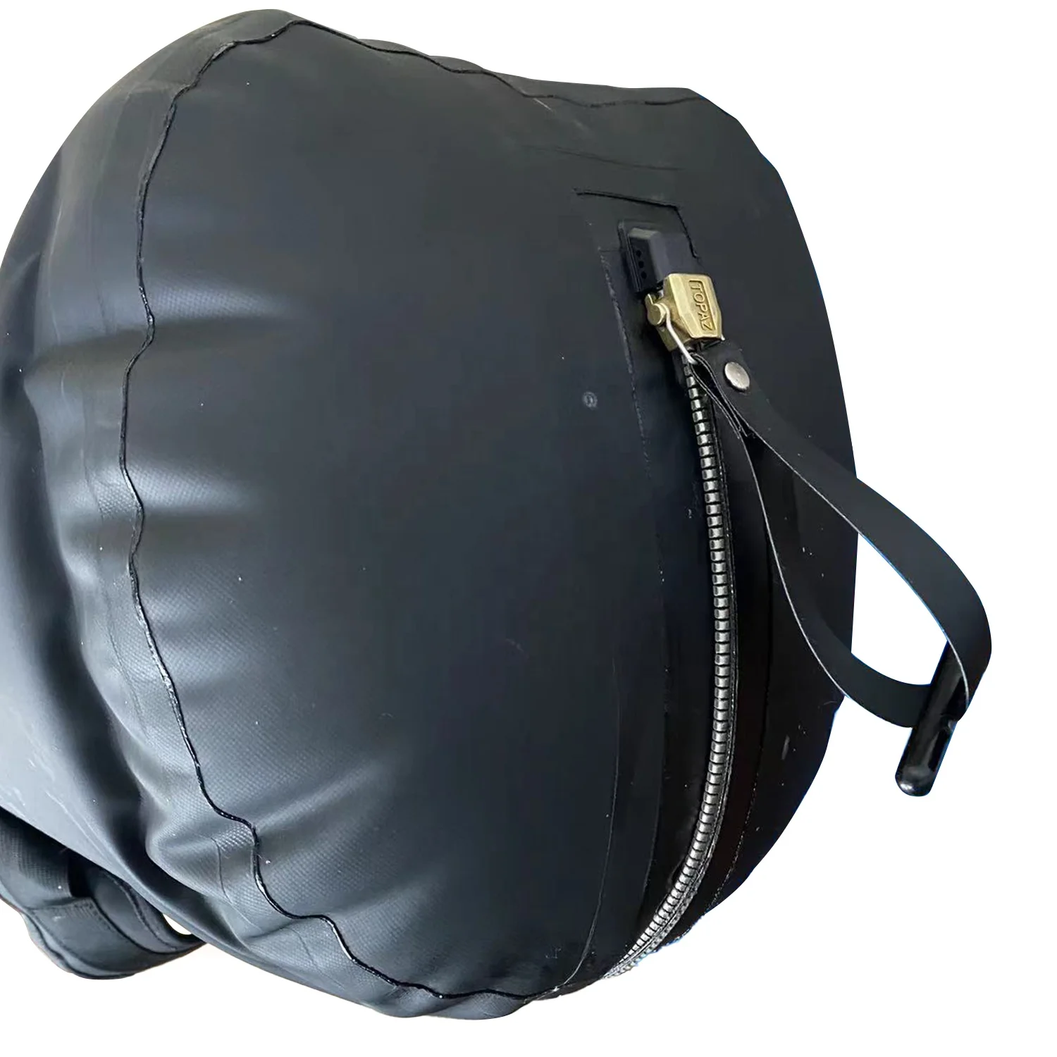TOPAZ TPU HF Weldable Brass Teeth Airtight Watertight Zipper for Special Forces / SBS Waterproof Bags Manufacturer