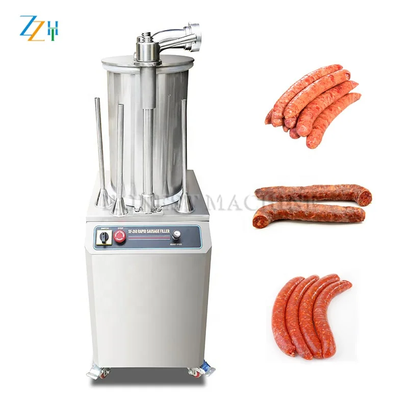 Industrial Sausage Process / Sausage Making Machine Home Use / Hydraulic Sausage Stuffer