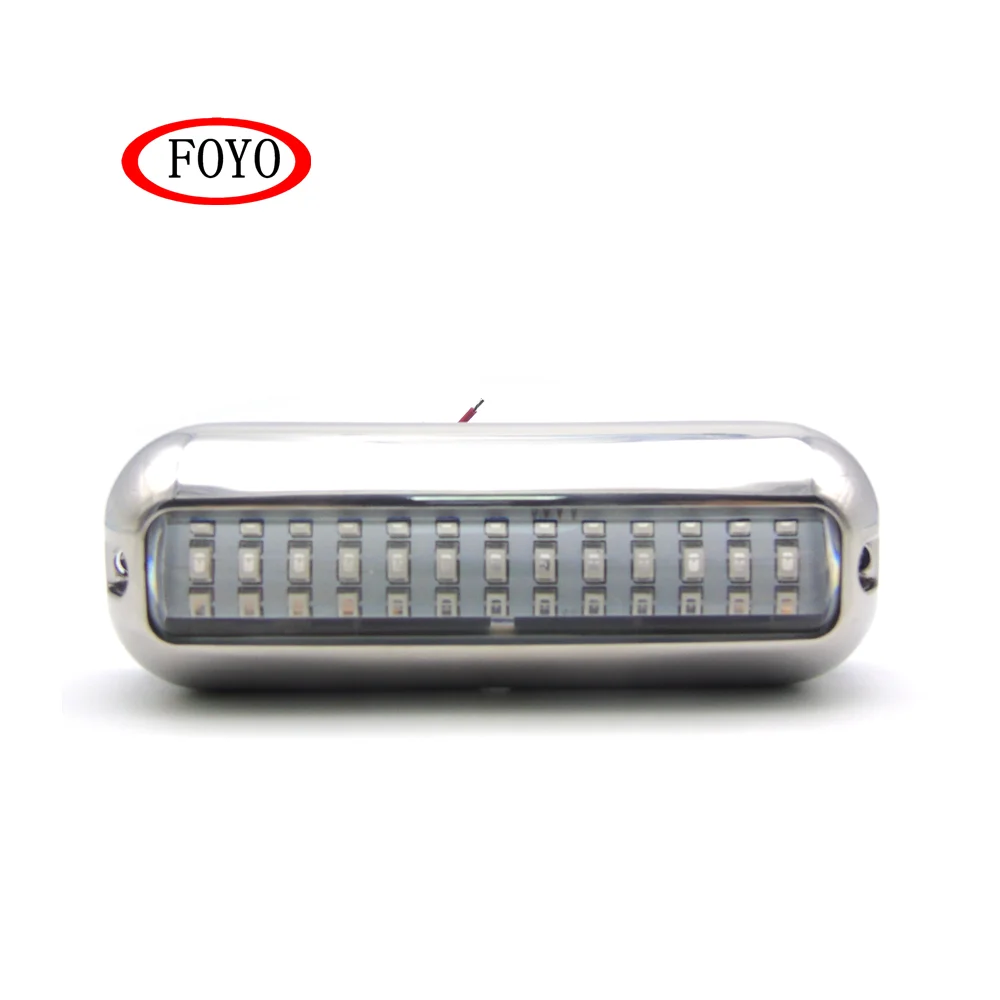 
Foyo Stainless Steel Light 27LED White Underwater Pontoon Marine Boat Transom light 