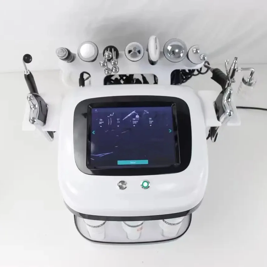 Portable rf oxygen jet peeling machine for pigment removal diamond dermabrasion facial therapy machine oxygen jet peel machine