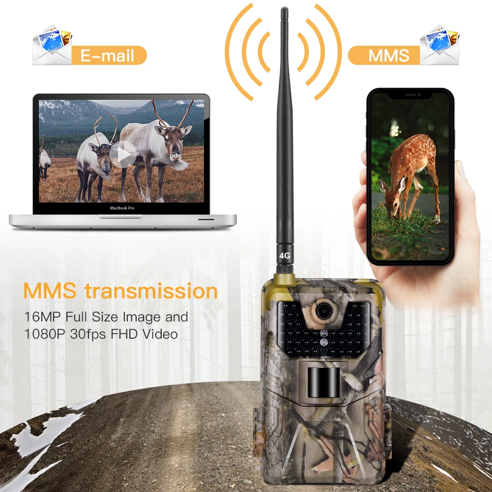 
Suntek New APP 4G LTE 1080P Wireless 4g Hunting Camera 4g Wildlife Trail Camera HC-900LTE With Cloud 