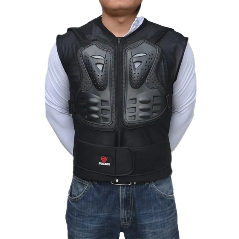 New Men Outdoor Motorcycle  Racing Chest Back Protector Gear Motocross Racing Body Protection Armor Jacket Sport Guard
