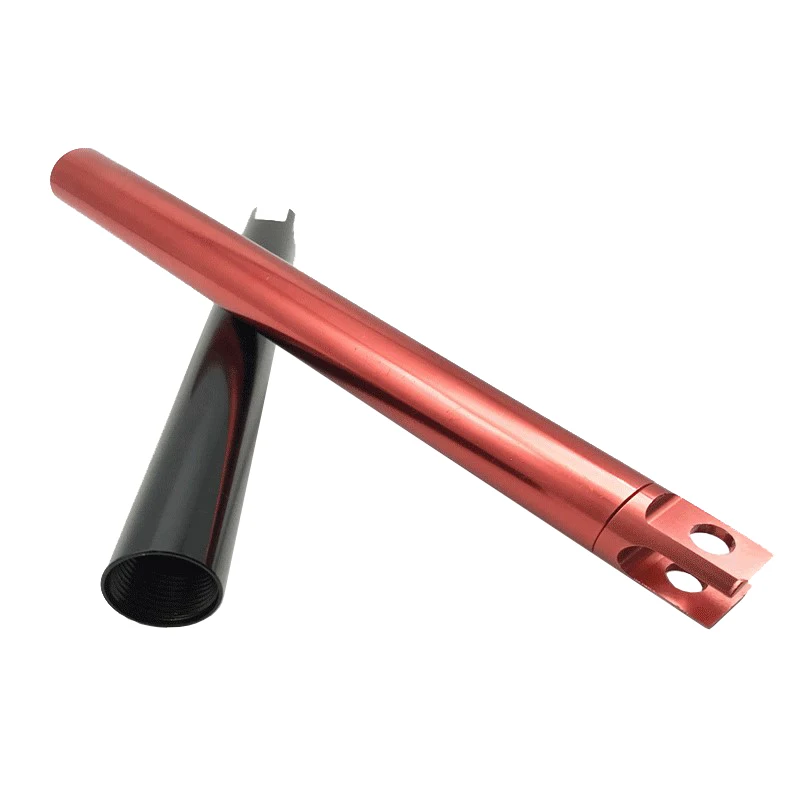 Precision Lathe Metal Turning  Parts CNC Machining Parts Custom Anodize Aluminum Rod