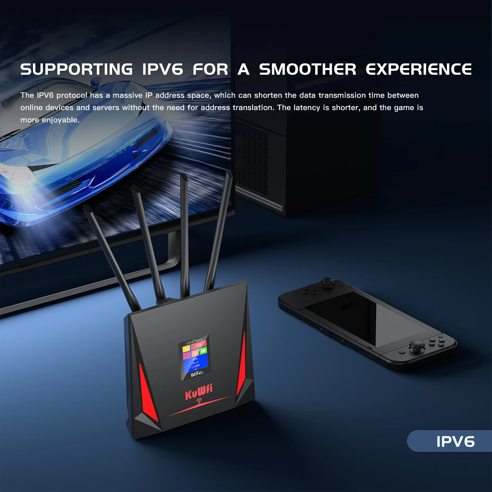 USA hot selling KuWFi high speed 150Mbps strong wifi signal 10users 4g modem pc router 4g sim router for indoor use